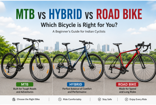 How to Choose Your First Bicycle in India: MTB, Hybrid, or Road Bike?