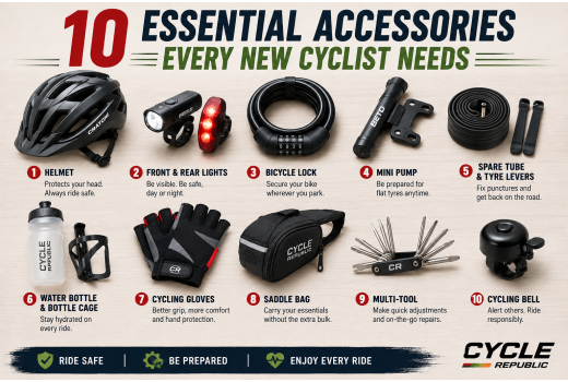 Essential Accessories Every New Cyclist Needs