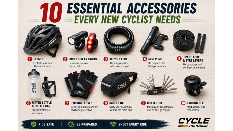 Essential Accessories Every New Cyclist Needs