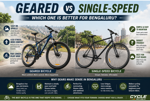 Geared vs Single-Speed Bicycles: Which One is Better for Bengaluru?