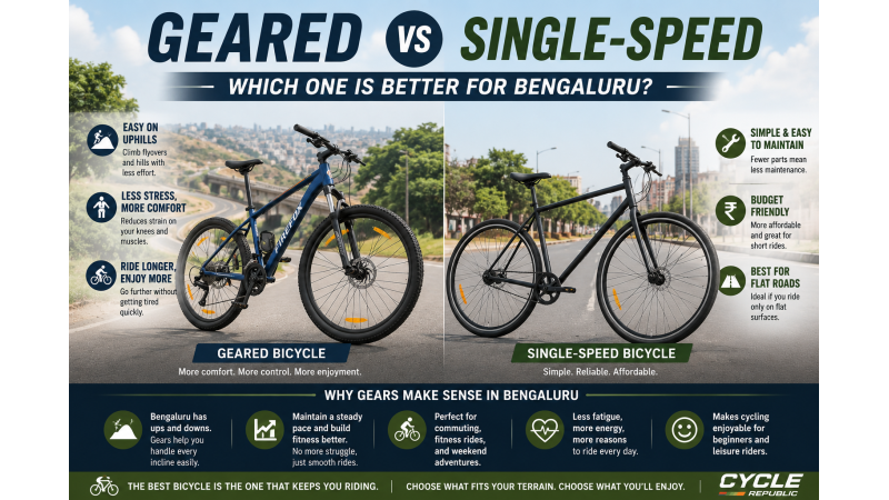 Geared vs Single-Speed Bicycles: Which One is Better for Bengaluru?