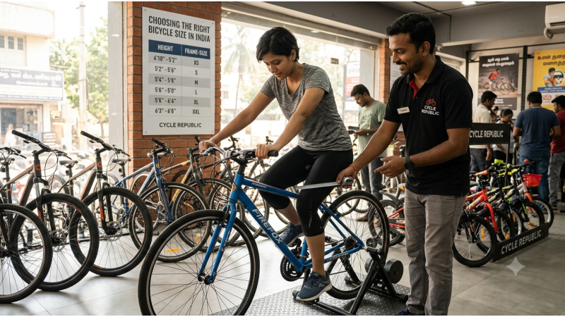 How to Choose the Right Bicycle Size in India